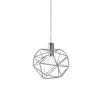 Mała lampa z drutu oprawka z kablem Diamond chrom